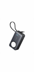 Bezdrátová powerbanka Anker MagGo 10000mAh, 35W s kabelem USB-C černá