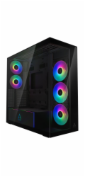 ARCTIC skříň Xtender / E-ATX / 2x120mm ARGB fan / 2xUSB / USB-C / zrcadlové sklo / černá