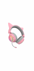 Razer Kraken Kitty V3 Pro Quartz (rosa/grau, Bluetooth, USB-Dongle, USB-Kabel)