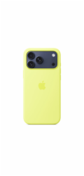 Apple iPhone 17 Pro Max Silicone Case with MagSafe – Neon Yellow