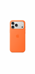 Apple iPhone 17 Pro Max Silicone Case with MagSafe – Orange