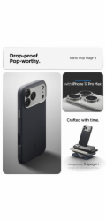 Spigen Nano Pop MagSafe, black sesame - iPhone 17 Pro Max
