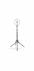 LED světlo Hama SpotLight Steady 120 III - kruhové 12" pro telefon, Bluetooth spoušť, stativ