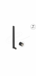 DeLOCK WiFi7 Antenne RP-SMA (schwarz, omnidirektional, Kippgelenk)