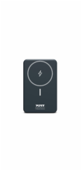 PORT CONNECT bezdrátová powerbanka 10 000 mAh, USB-C PD / USB-A QC, MagSafe kompatibilní, černá
