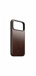 Nomad kryt Modern Leather Case Magsafe Horween pre iPhone 17 Pro - Rustic Brown
