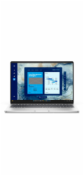 DELL Pro 14 Essential PV14250 Intel Core 3 100U Laptop 35,6 cm (14") Full HD+ 8 GB DDR5-SDRAM 512 GB SSD Wi-Fi 6 (802.11ax) Windows 11 Pro Platinová, Stříbrná