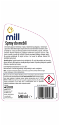 MILL Čisticí sprej na nábytek 590 ml