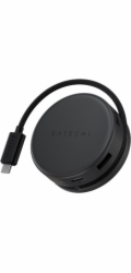 Satechi OntheGo 7-v-1 Multiport Adapter - adaptér pro mobilní zařízení (USB-C PD, 2x USB-A, HDMI 4K, Ethernet, čtečka micro/SD karet) (vesmírně černá)