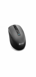 C-TECH myš WLM-19 Dual mode, bezdrátová, BT5.0 + 2,4GHz, 1600DPI, 6 tlačítek, USB nano receiver, černá