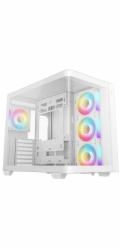 Deepcool CG530U 4F WH (bílá, zakřivená skleněná vitrína)