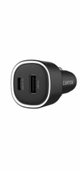 CANYON car charger OnDrive 85 PD 83W USB-A+USB-C Black
