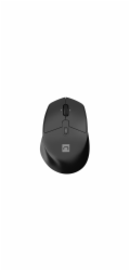 Myš bezdrátová Natec KITE/Kancelářská/Blue Sense/Pro praváky/4 000 DPI/USB+BT/Černá