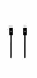 OBAL:ME Super Fast USB-C/USB-C Pletený kabel 100W 2m Black