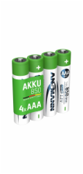 1x4 Ansmann NiMH Battery Micro  AAA Type 850 800 mAh maxE