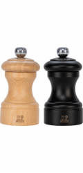Peugeot Bistro Pepper- and  Salt Mill Z 10 cm Duo natur+choc