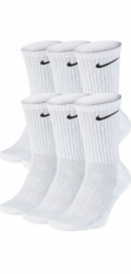 Nike Ponožky Everyday Cushion Crew High Socks, 6 kusů, velikost 34 - 38