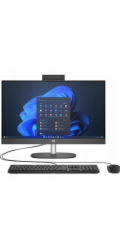 HP ProOne 245 G10 AiO Ryzen 7 77730U 23.8"FHD IPS 250nits AG 16GB DDR4 3200 SSD512 Radeon Vega 8 Kb+Mouse Cam 5Mpx + IR W11Pro Black 3Y OnSite
