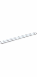 Volteno Hermetické svítidlo s LED zářivkami 2x18W 120cm 4000K 3200lm Šedá IP65 ABS + PS 127x11,3x5cm VO2778