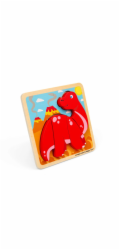 Bigjigs Toys Dřevěné vkládací puzzle Diplodocus