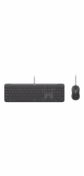 Logitech Signature Slim Wired Combo MK620 for Business - Klávesnice a sada myši - full size - USB-C - QWERTY - US mezinárodní - grafit