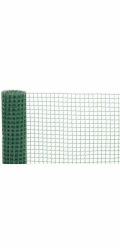 Pletivo ECONOMY 7, 1000/20x20 mm, štvorcový vzor, 300g/m2, zelené, celoplastové, bal. 05 m