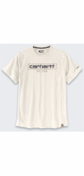 Carhartt Tričko Force Mid Logo Graphic Malt