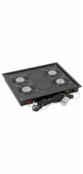 TRITON Ventilační jednotka horní (spodní), 4 ventilátory-230V/60W, termostat, šedá