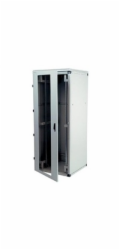 TRITON 19" rozvaděč stojanový RMA 27U 800x1000, 800kg, skleněné dveře, svařovaný, šedý