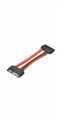 PREMIUMCORD Kabel SATA + napájení prodlužovací k HDD, 15cm