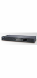 Planet GSW-1601 Switch 16x 10/100/1000, kov, rackmount, fanless