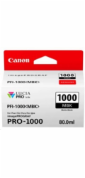 Canon CARTRIDGE PFI-1000MBK matná černá pro ImagePROGRAF PRO-1000 (1 600 str.)
