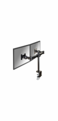 Neomounts FPMA-D960D - Montážní sada - plný pohyb - pro 2 LCD displeje - černá - velikost obrazovky: 10"-27" - upevnění svorkou, upevnitelné na stůl