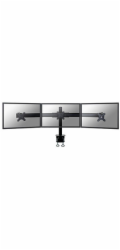 Neomounts FPMA-D700D3 - Montážní sada - pro 3 LCD displeje - černá - velikost obrazovky: 10"-27" - upevnění svorkou, upevnitelné na stůl