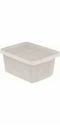 CURVER Essentials Úložný box s víkem Průsvitná 16l