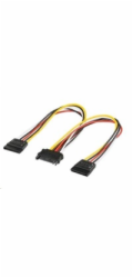 Kabel napájecí k HDD Serial ATA rozdvojka M/2xF 0,16m