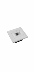 Solarix Eth.Zás. CAT5E STP 1 x RJ45 pod omítku bílá  SX9-1-5E-STP-WH