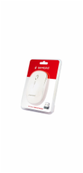 GEMBIRD Myš MUSW-4B-01-W, bílá, bezdrátová, USB nano receiver