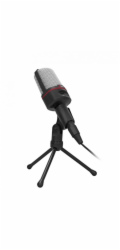 C-TECH Stolní mikrofon MIC-02, 3,5mm stereo jack, kabel 2.5m