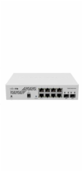 MikroTik Cloud Smart Switch CSS610-8G-2S+IN, 8 gigabit.portů, PoE-In, 2xSFP+, SwOS