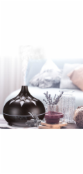 SIXTOL Aroma difuzer Palm tmavé dřevo 500ml SIXTOL