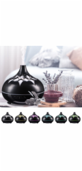 SIXTOL Aroma difuzer Palm černý lesk 500ml SIXTOL