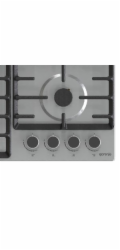 Gorenje G642ABX varná deska Nerezová ocel Vestavěné 60 cm Plynový 4 zóna/zón