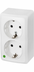 Elektro-Plast BERG Dvojitá zásuvka schuko n/t 2x2P+Z 16A (3738-00)