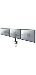 Neomounts Select NM-D135D3BLACK/Držák displeje/na stůl/10-27"/svorka+průchodka/VESA 100X100/nosn.3x 8kg/3 displeje/černý