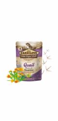 Mokré krmivo pro kočky Carnilove Cat Pouch Quail 0,085 kg