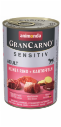 ANIMONDA Gran Carno Sensitiv Hovězí maso + brambory 400g
