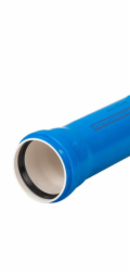 Magnaplast Pipe s hrdlem pro nízkohlučnou vnitřní kanalizaci UdBEM 110mm 1m (146240)