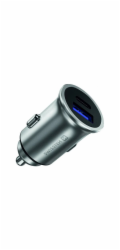 Swissten cl adaptér power delivery usb-c + quick charge 3.0 36w metal stříbrný
