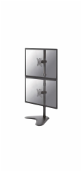 Neomounts FPMA-D550DDVBLACK/Držák displeje/na stůl/10-32"/stojan/VESA 100X100/nosn. 2x6kg/2 displeje vert/černý